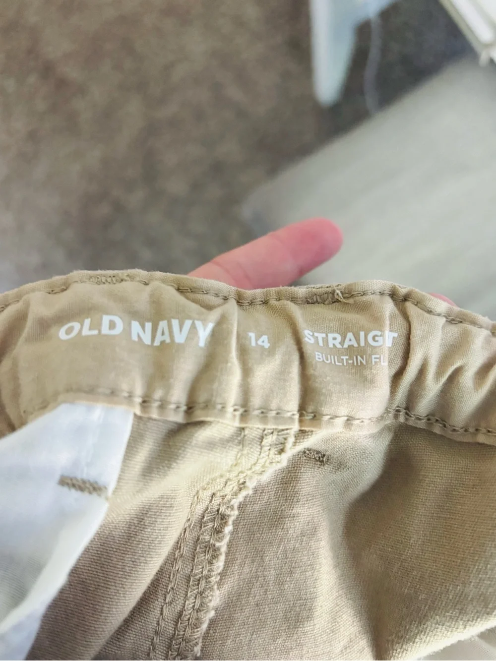 Old Navy Boys’ Khaki Chino Pants